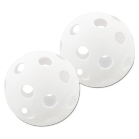 CHAMPION SPORTS Plastic Softballs 12 in. White 6 per set PLSB